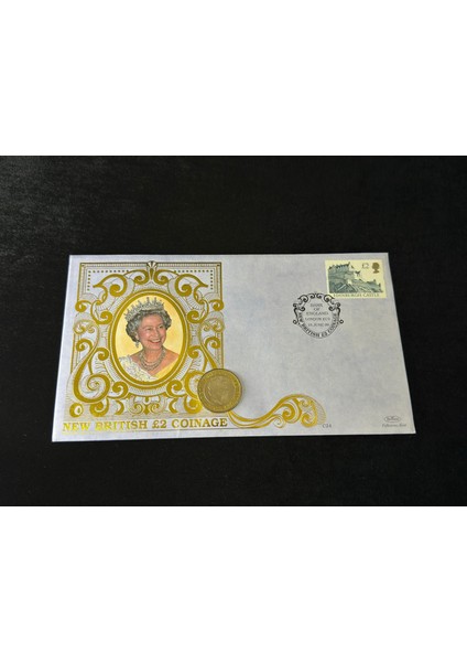 Numiscover 1992 Queen Elisabeth Iı. Tahttaki 40. Yıl Dönümü Alderney Paralı Ilk Gün Zarfı Fdcc Limitli