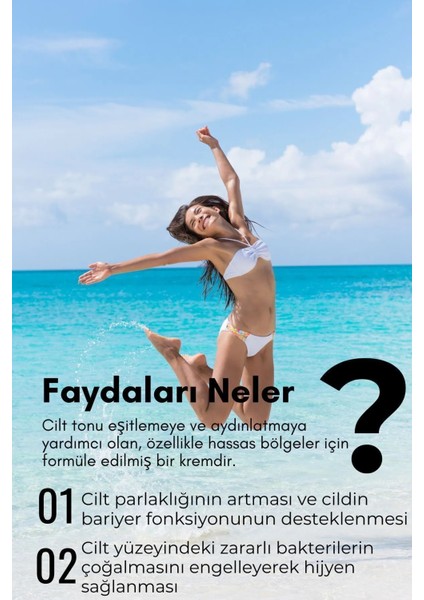 Genital Bölge Krem (Koltuk AltıDizDirsek Dış Genital)Renk Eşitleyici fırsatları