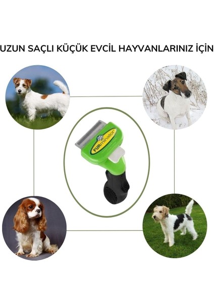 Kedi ve Köpekler Için Uzun Tüylü Köpek Tarağı Tüy Toplayıcı Tarak Small