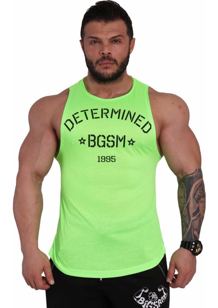 Fitness Spor Atlet Gym Tank Top Determined