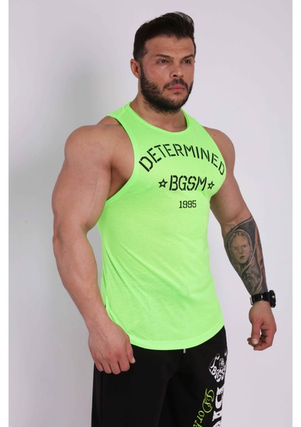 Fitness Spor Atlet Gym Tank Top Determined