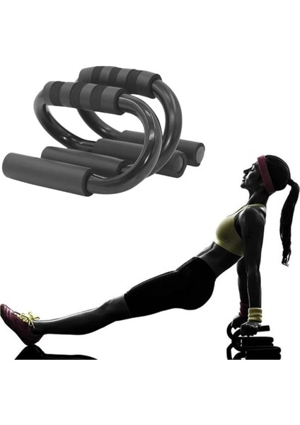 S Şekli Push Up Standı Alüminyum Şınav Aleti Spor Aracı Fitness Göğüs Egzersiz Ekipmanları fırsatları