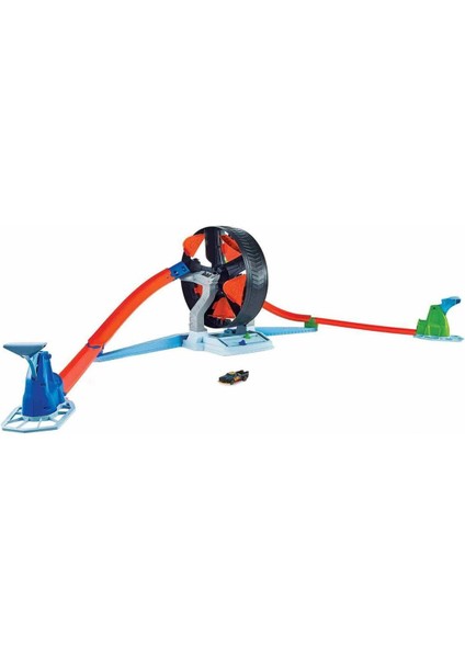 GJM77 Hot Wheels, Dönen Tekerlek Macerası Yarış Seti / 4-8 Yaş