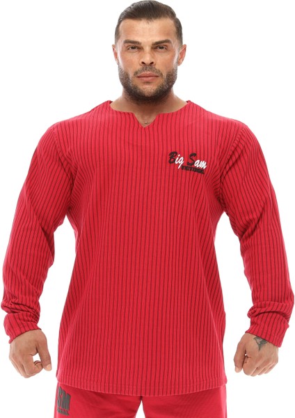 Erkek Bordo Kışlık Sweatshirt Big Sam 4711