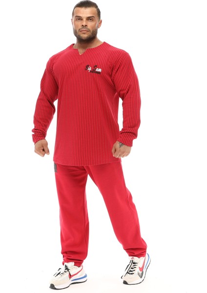 Erkek Bordo Kışlık Sweatshirt Big Sam 4711 fiyatları