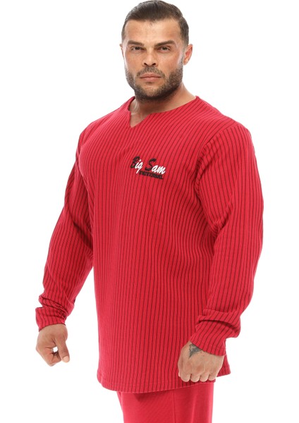 Erkek Bordo Kışlık Sweatshirt Big Sam 4711 indirimleri