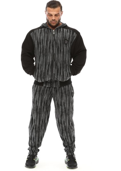 Kapşonlu Kışlık Eşofman Üstü Dokulu Outdoor Spor Ceket indirimleri