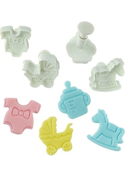 Bebek Temalı Basmalı Kalıp 4 Lü Set