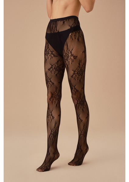 Fishnet Lace Külotlu Çorap modelleri