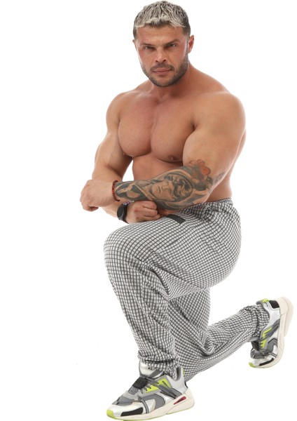 Body Pantolon Eşofman Altı Pöti Kare Pantolon
