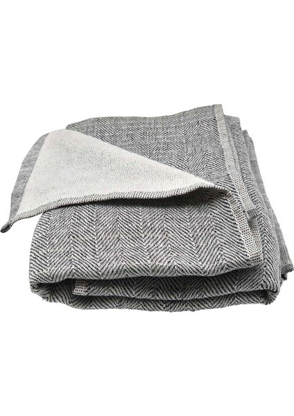 Homebiente Pamuklu Gri 2 Li Havlu Set 75X130 54X75