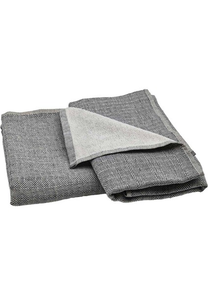 Homebiente Pamuklu Gri 2 Li Havlu Set 75X130 54X75