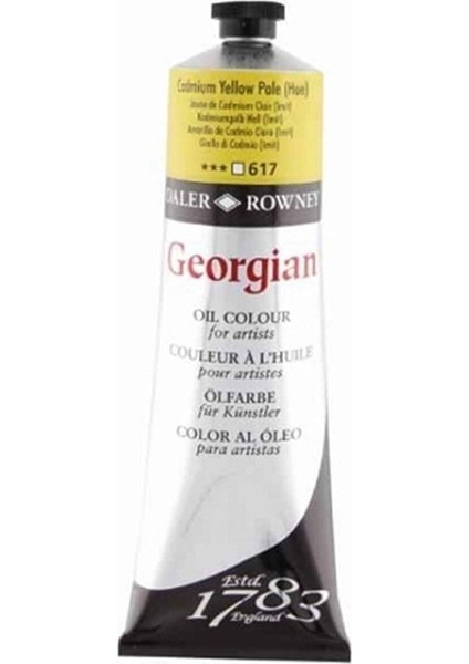 Georgian Yağlı Boya 225ml 617 Cadmium Yellow Pale Hue