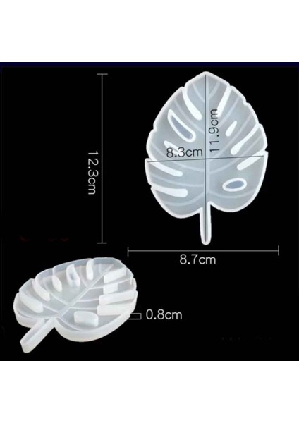 Epoksi Silikon Kalıp Yaprak Deve Tabanı Modeli Küçük Boy 8X12CM fiyatları