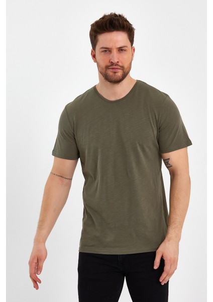 2020 Sıfır Yaka Kısa Kol T-Shırt