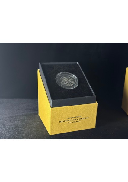 Galatasaray 24.şampiyonluk Gümüş (Okside) Hatıra Parası - Kutulu indirimleri