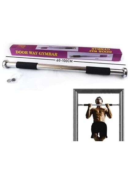 Kısa 62-100CM Barfix Door Way Gym Bar Kapı 100KG (K0)