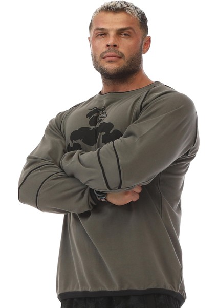 Haki Yeşil Pamuklu Sweater Big Sam 4671 fiyatları