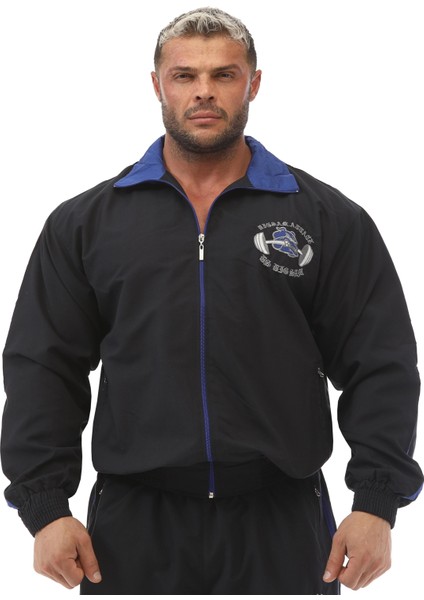 Siyah Koşu Eşofman Üstü Big Sam 3576