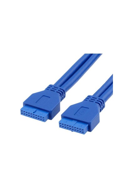50 cm USB 3.0 20 Pin Dişi Dişi Kablo 19 Pin Dişi Dişi Kablo