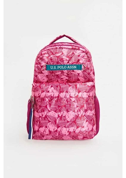Pembe Desenli Sırt Çantası PLÇAN23157