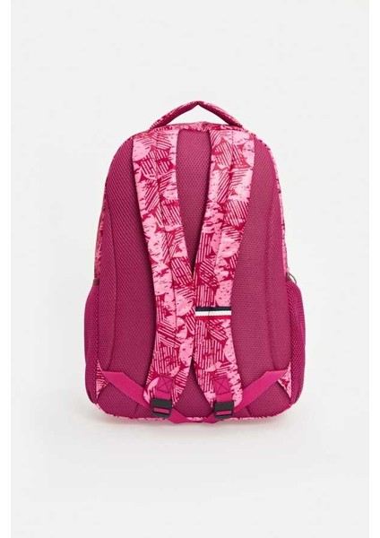 Pembe Desenli Sırt Çantası PLÇAN23157 fırsatları