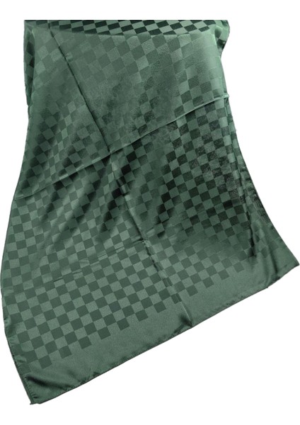 Emproyal Jan Jan Jakar Dama Desen Şal 75X190 cm - Zümrüt