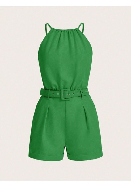 Kadın Boyundan Ip Askılı Bluz ve Kısa Ikili Takım indirimleri