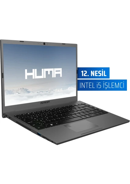 HUMA H4 V5.1.6 Intel Core i5 1235U 16 GB RAM 1 TB SSD FreeDOS 14,1'' FHD 60 Hz Taşınabilir Bilgisayar