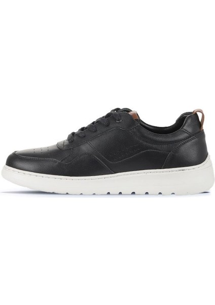 Bueno Shoes Siyah Deri Erkek Spor Ayakkabı 21Ma017