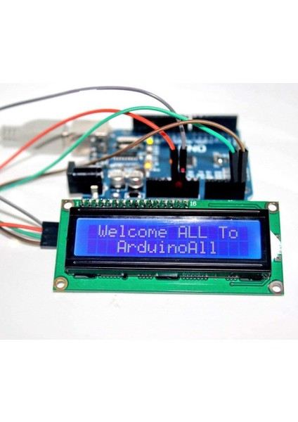LCD Ekran I2C 1602 Iıc /ıı2c Modülü ile 16X02 I2C Modül
