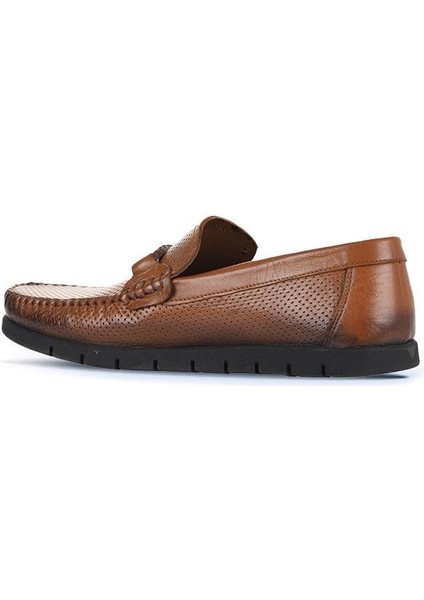 Taba Deri Erkek Loafer 21MA96