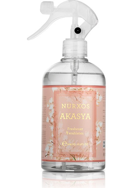 9684 Akasya Kutulu 2 Adet Kokulu Mum + Freshener Oda Spreyi