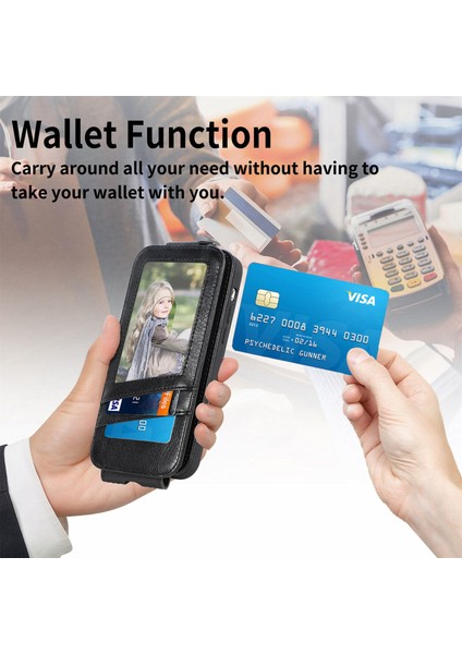 Zte Blade A34 Için Fermuarlı Cüzdan Dikey Flip Case (Yurt Dışından) indirimleri