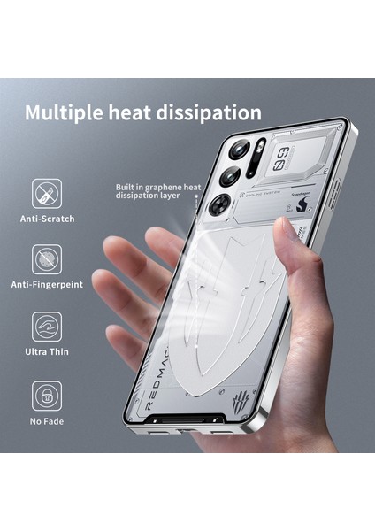 Zte Nubia Red Magic 9 Pro Için Metal Soğutma Telefon Kılıfı (Yurt Dışından)