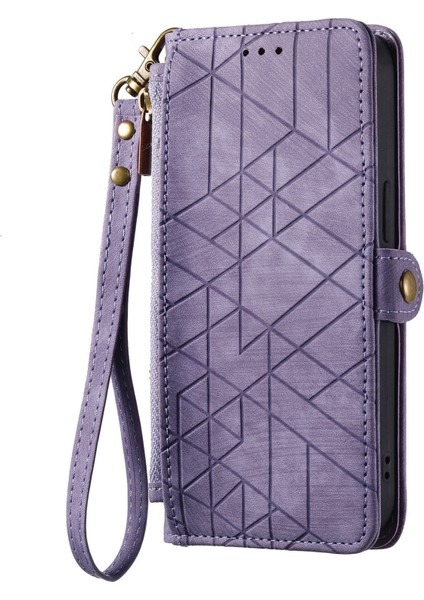 Zte Blade A34 Için Geometrik Fermuarlı Telefon Kılıfı (Yurt Dışından) fiyatları