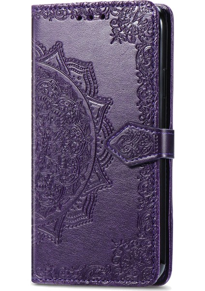 Zte Blade A34 Için Mandala Çiçek Kabartmalı Telefon Kılıfı (Yurt Dışından) modelleri