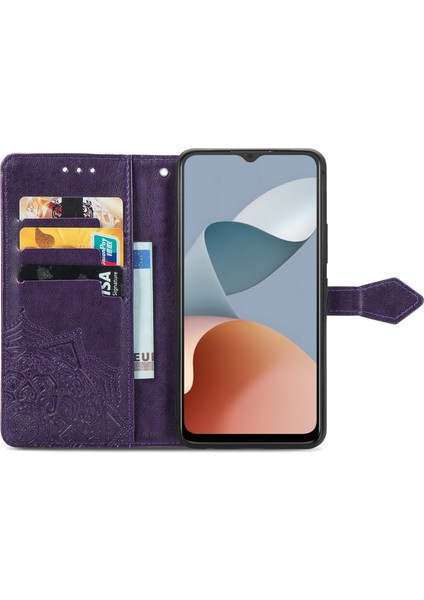 Zte Blade A34 Için Mandala Çiçek Kabartmalı Telefon Kılıfı (Yurt Dışından) fırsatları