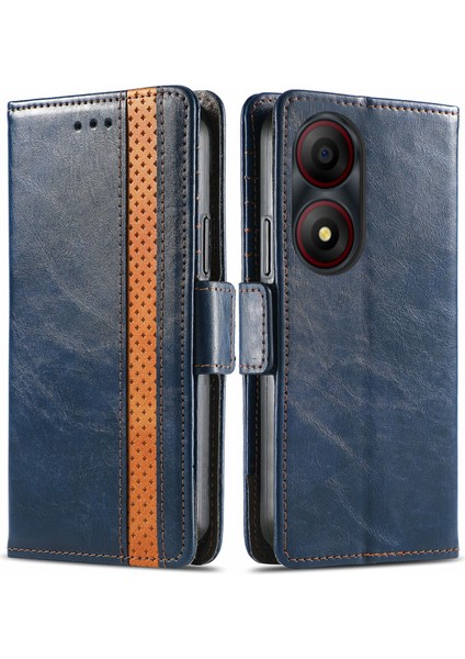 Zte Blade A34 Için Çift Manyetik Tokalı Kılıf (Yurt Dışından)