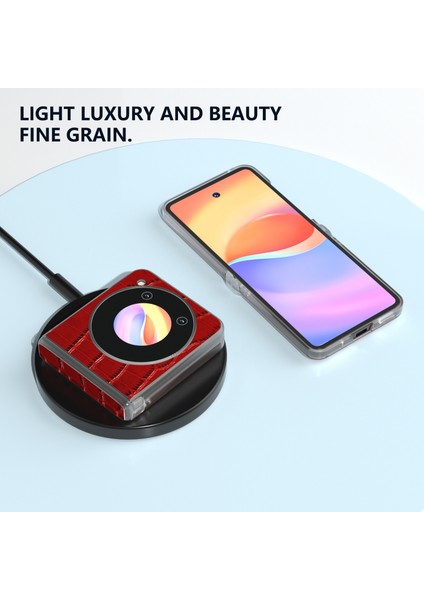 Zte Nubia Flip Için Abe Buzlu Timsah Desenli Kılıf (Yurt Dışından) modelleri