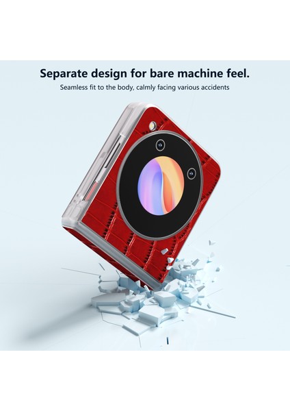 Zte Nubia Flip Için Abe Buzlu Timsah Desenli Kılıf (Yurt Dışından) fırsatları