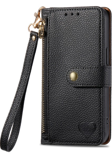 Zte Blade A34 Için Aşk Fermuar Kordon Deri Kılıf (Yurt Dışından) fiyatları