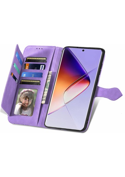 Infinix Note 40 Pro 4g Için Çiçek Fermuarlı Deri Kılıf (Yurt Dışından) fırsatları