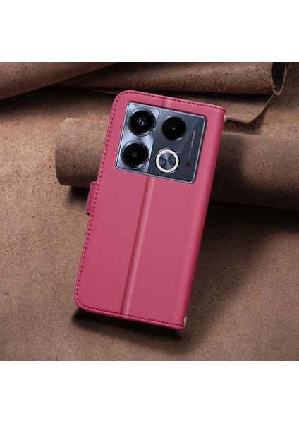 Infinix Note 40 4g Için Deri Telefon Kılıfı (Yurt Dışından)