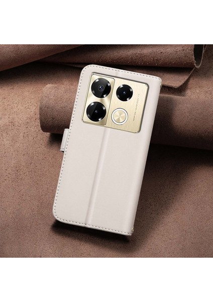 Infinix Note 40 Pro 5g / 4g Için Deri Telefon Kılıfı (Yurt Dışından)