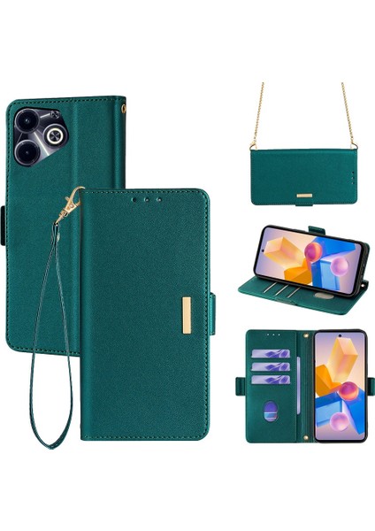 Infinix Hot 40I 4g Için Crossbody Deri Kılıf (Yurt Dışından)