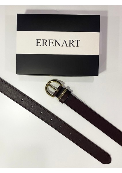 Deri Gold Tokalı, Kahverengi Kemer, Kadın Kemeri, Pantolon Kemeri modelleri