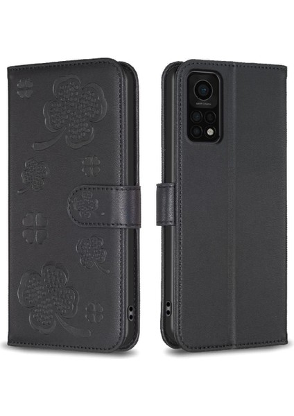 Xiaomi Redmi Için Flip Case K30S Yonca Çiçek Cüzdan Kart Yuvaları Tutucu Pu (Yurt Dışından)