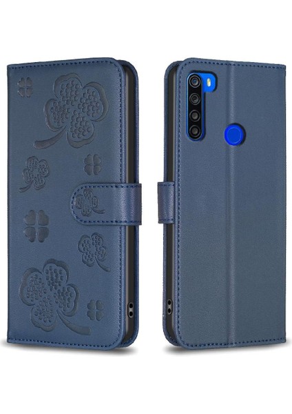 Xiaomi Redmi Not 8t Için Flip Case Cüzdan Kart Yuvaları Tutucu Kickstand Pu (Yurt Dışından)