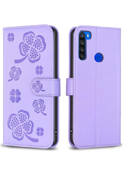 Xiaomi Redmi Not 8t Için Flip Case Cüzdan Kart Yuvaları Tutucu Kickstand Pu (Yurt Dışından)